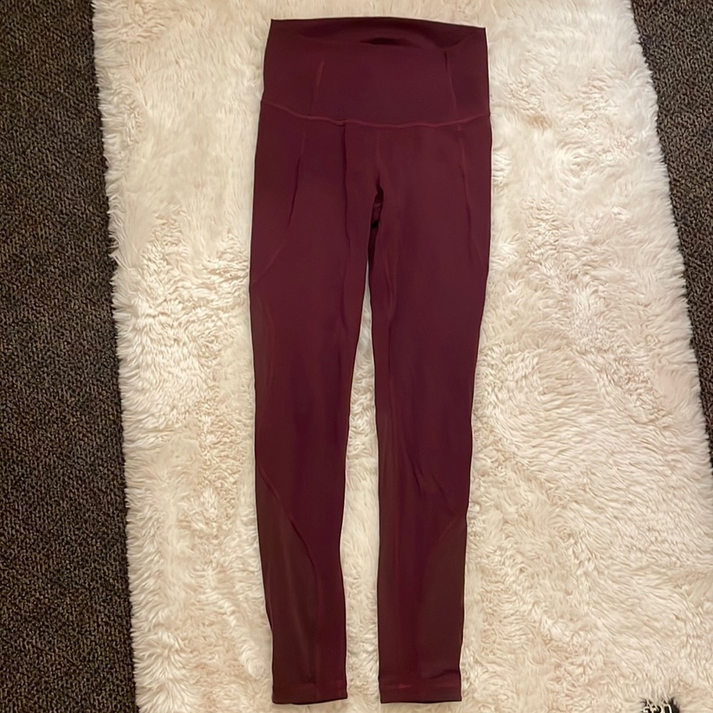 Plum size 4 Lululemon leggings